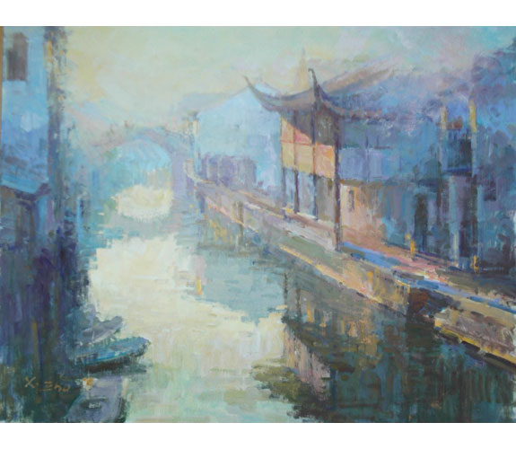 "Glance of Bright Morning" by Xiaogang Zhu